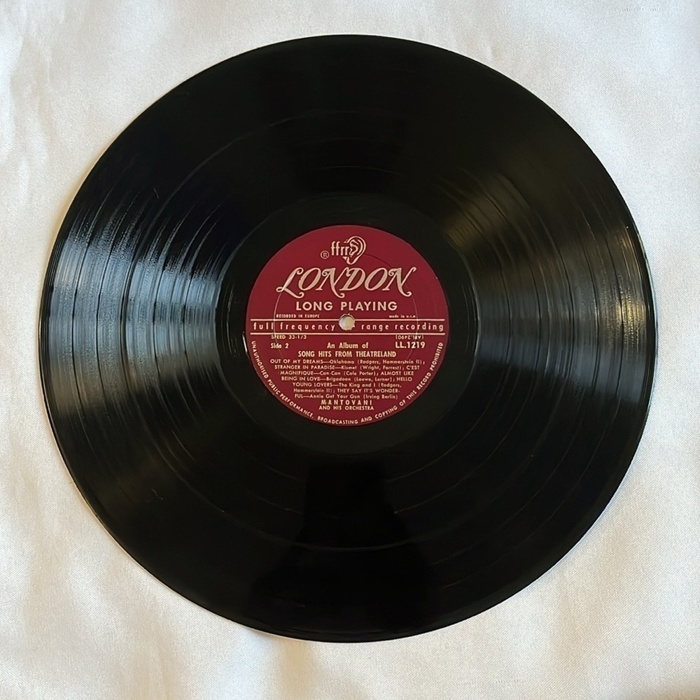 MANTOVANI AND HIS ORCHESTRA – "SONG HITS FROM THEATRELAND" VINYL RECORD ✨✨✨ - Picture 4 of 4